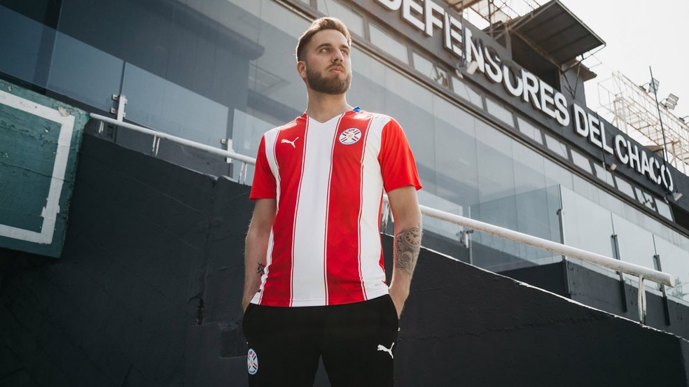 Camisa do Paraguai — Foto: Divulgação/Puma