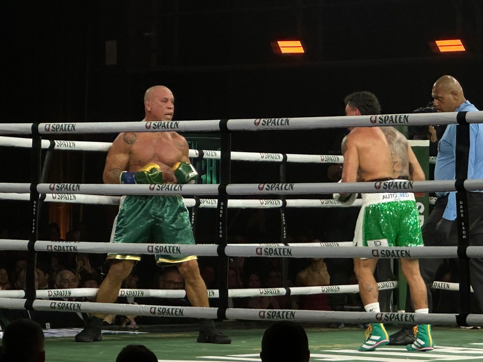 Wanderlei Silva x Popó Freitas Spaten Fight Night 2025 — Foto: Adriano Albuquerque