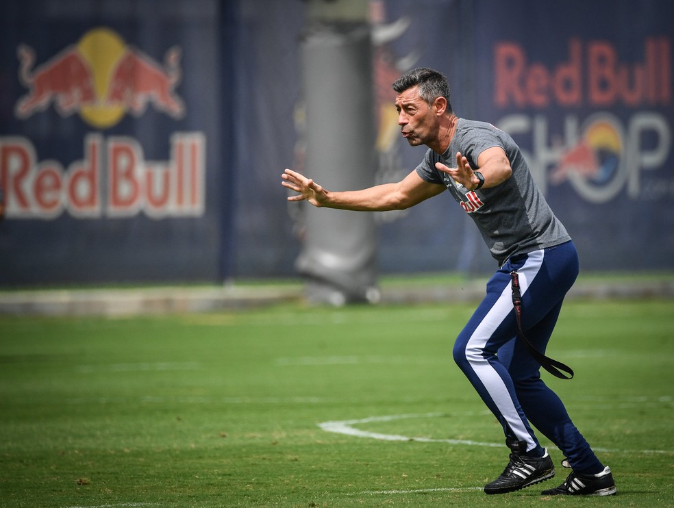 Técnico Pedro Caixinha esteve este ano no Bragantino — Foto: Ari Ferreira/Red Bull Bragantino