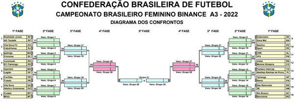 Evolução! Campeonato Brasileiro Feminino de 2022 terá divisões A1, A2 e A3  - Diário do Fla