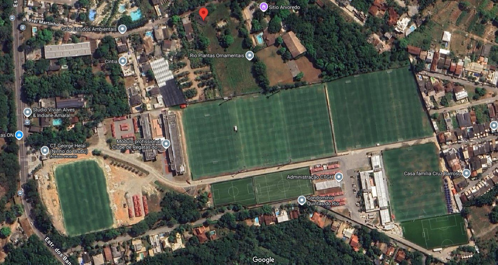 Flamengo expande CT: 11º campo no Ninho do Urubu em construção