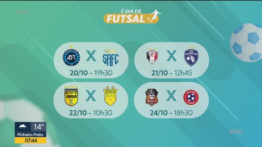 Decisões das oitavassaque na betfairfinal da Liga Nacional começam nesta sexta-feira; veja a agenda - Programa: Bom Dia Santa Catarina 