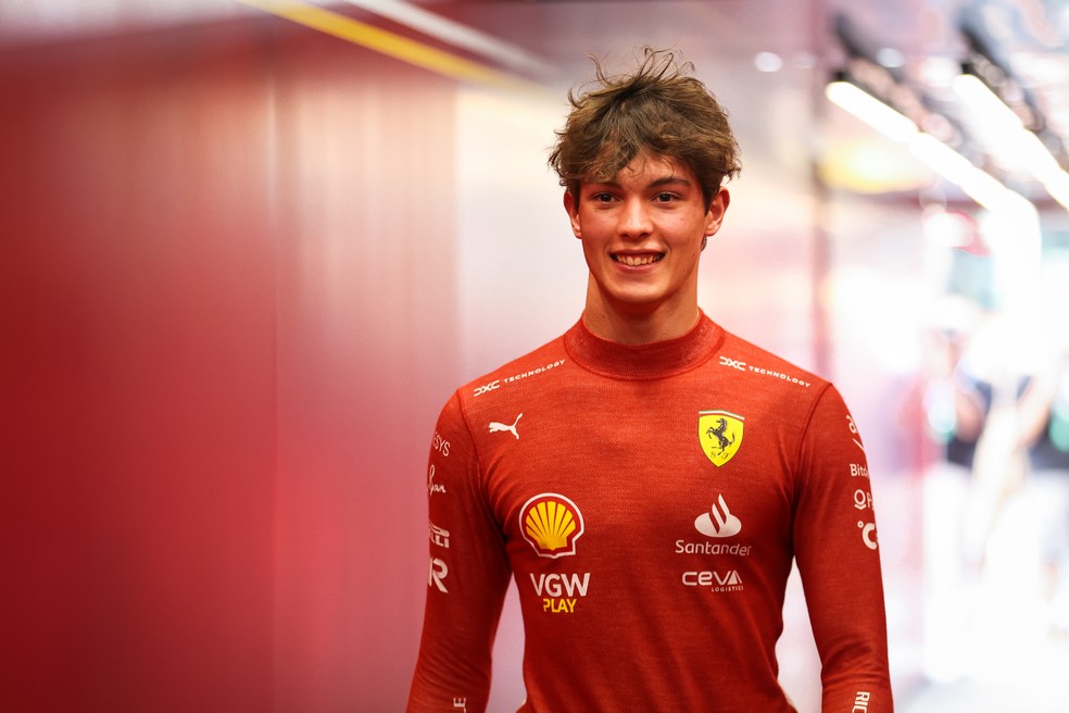 Oliver Bearman impressionou o mundo da Fórmula 1 no GP da Arábia Saudita de 2024 — Foto: Antonin Vincent/Scuderia Ferrari