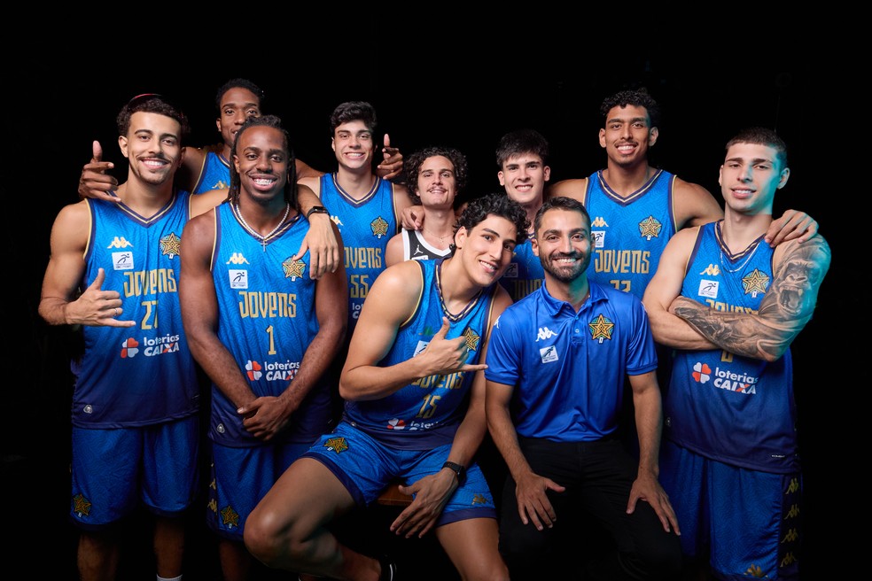 Time Jovem no Jogo das Estrelas do NBB 2026 — Foto: Marcos Limonti