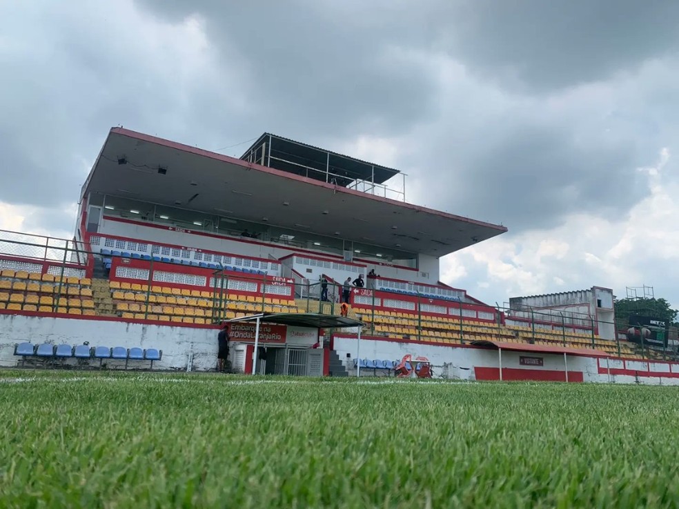 Estádio de Moça Bonita, em Bangu — Foto: André Moreira/RFC