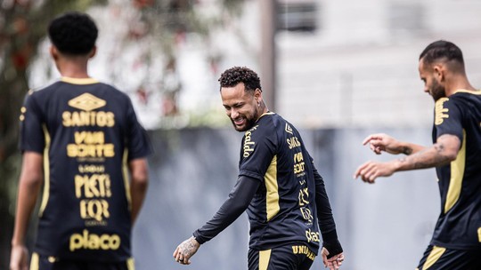 Time terá Neymar e estreantes contra o Atlético-MG - Camisa 10 treina com elenco neste sábado e viaja a Belo Horizonte, e Victor Hugo e Lautaro Díaz devem ser titulares; também reforço, Alexis Duarte faz primeiro treino com elenco