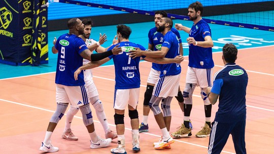 Cruzeiro fatura oitavo troféu da Supercopa de vôlei masculino