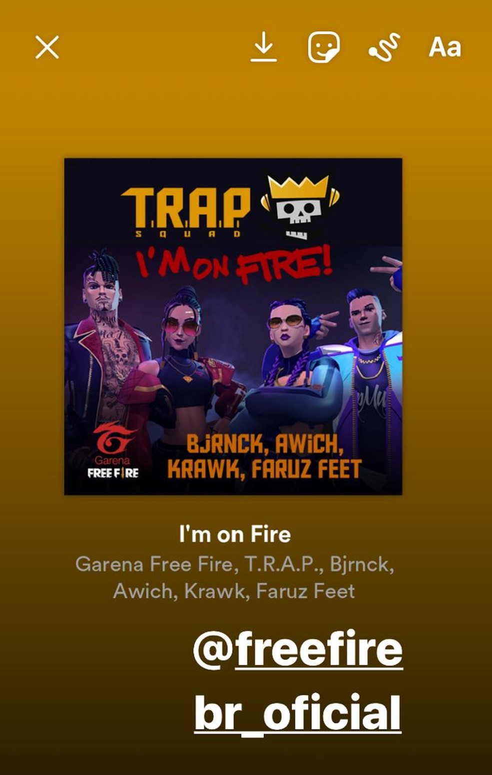 T.R.A.P.: Free Fire ganha rap I'm on Fire antes de chegada de