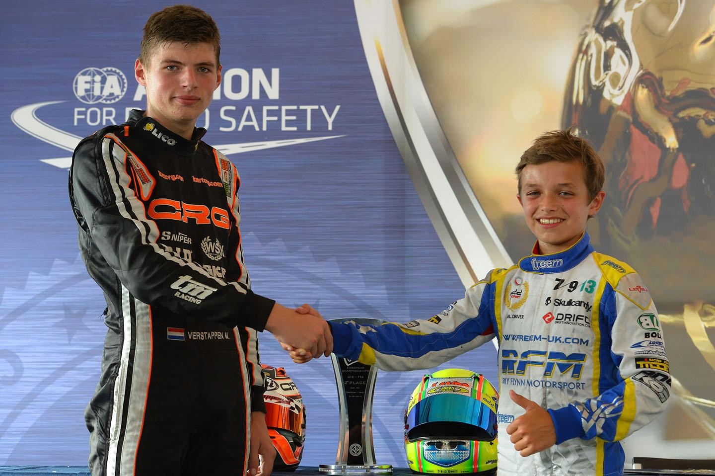 Especialista na chuva, Verstappen relembra aulas aos 4 anos: “Quase atropelava meu pai”