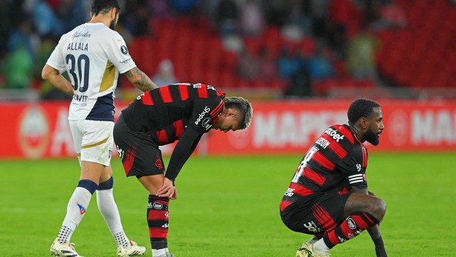 Luiz Araújo, Gerson, Flamengo, LDU, Libertadores
