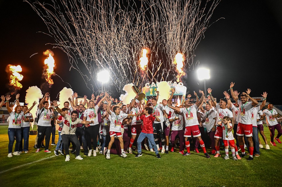 CRB conquistou o pentacampeonato inédito do Campeonato Alagoano — Foto: Francisco Cedrim/ASCOM CRB