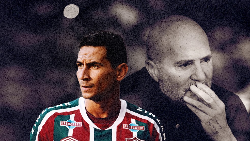 Ganso e Sampaoli se reencontrar&atilde;o no Fluminense x Flamengo &mdash; Foto: Infoesporte