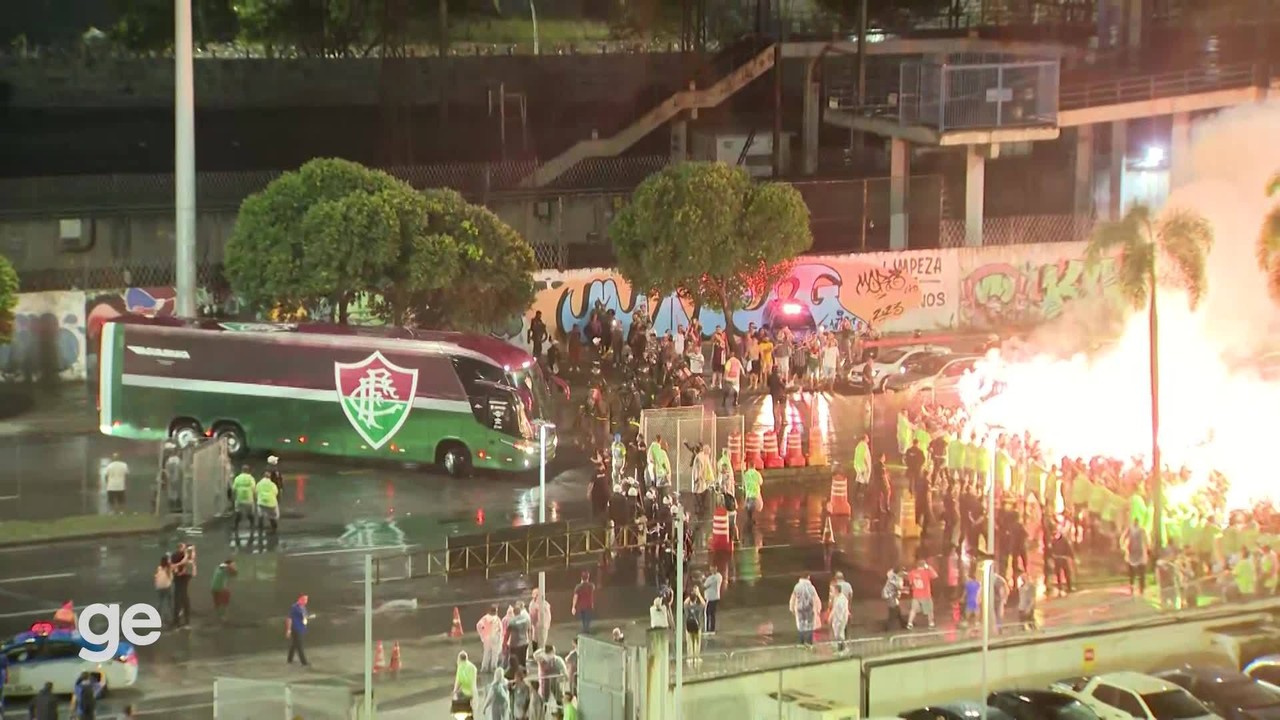 Fluminense chega ao Maracanã com festa da torcida e “rua de fogo”