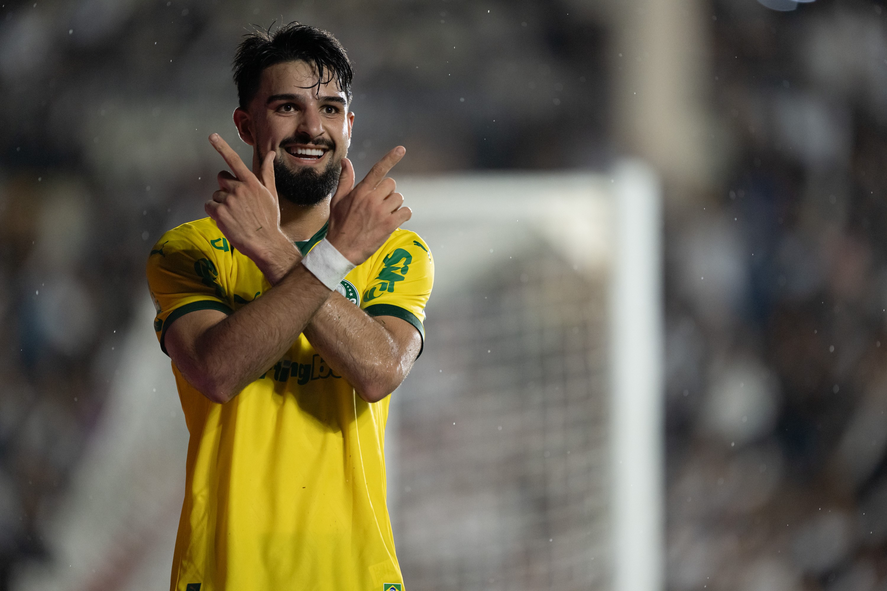 Flaco busca inspiração no TikTok para celebrar as vitórias do Palmeiras com suas tendências