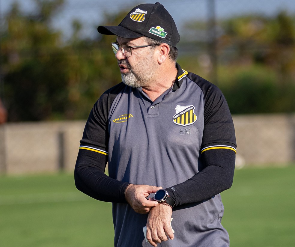 Enderson Moreira, técnico do Novorizontino — Foto: Higor Basso/Novorizontino