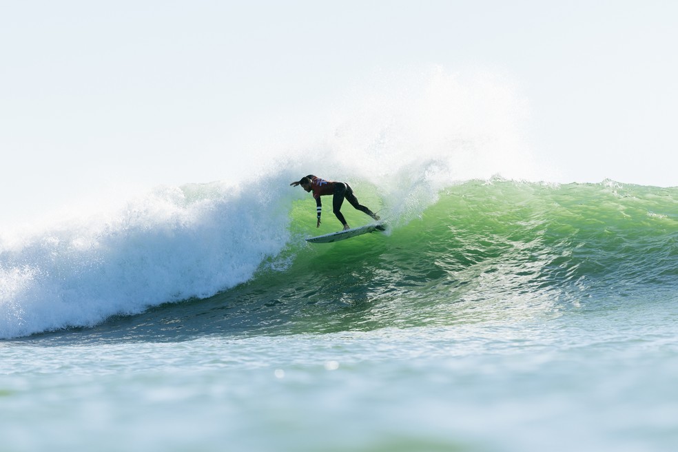 Filipe Toledo em Raglan na WSL — Foto: WSL