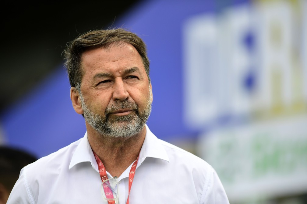 Augusto Melo, presidente do Corinthians, vai à Europa na próxima semana — Foto: Marcos Ribolli