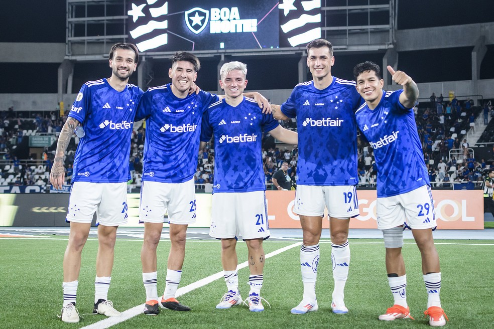 Cruzeiro vence o Botafogo e fica a cinco pontos do líder — Foto: Gustavo Aleixo/Cruzeiro