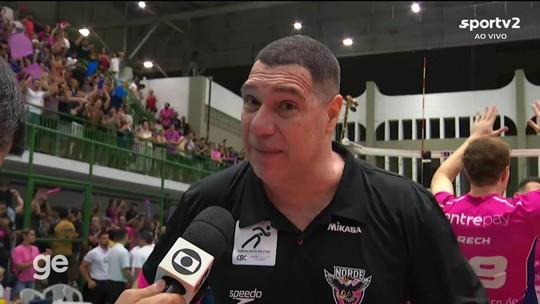 Marcelo Negrão celebra acesso do Norde Vôlei à elite da Superliga Masculina - Programa: Vôlei SporTV 