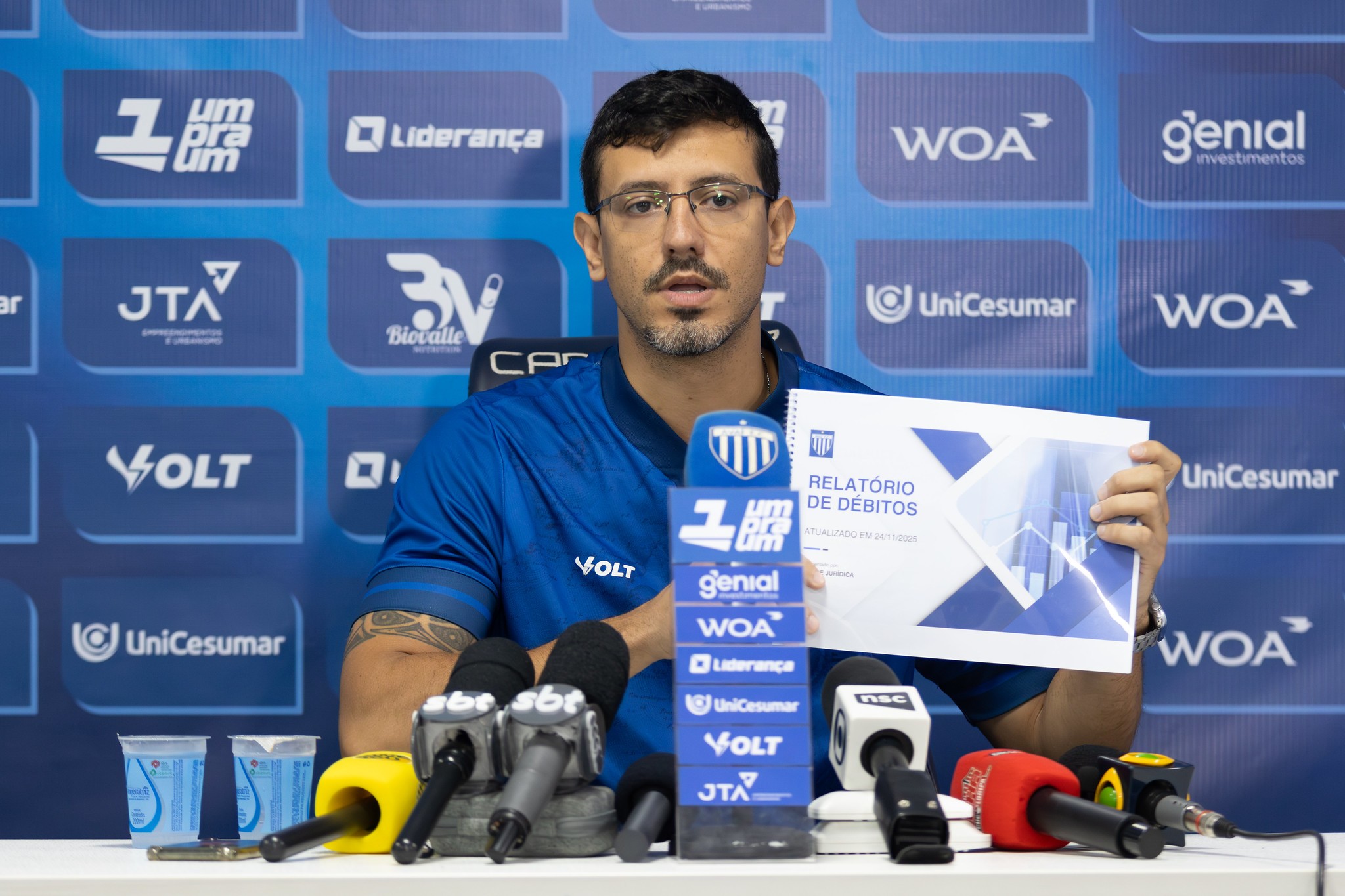 Presidente do Avaí crava situação emergencial e diz que o clube está pendente no Fair Play Financeiro