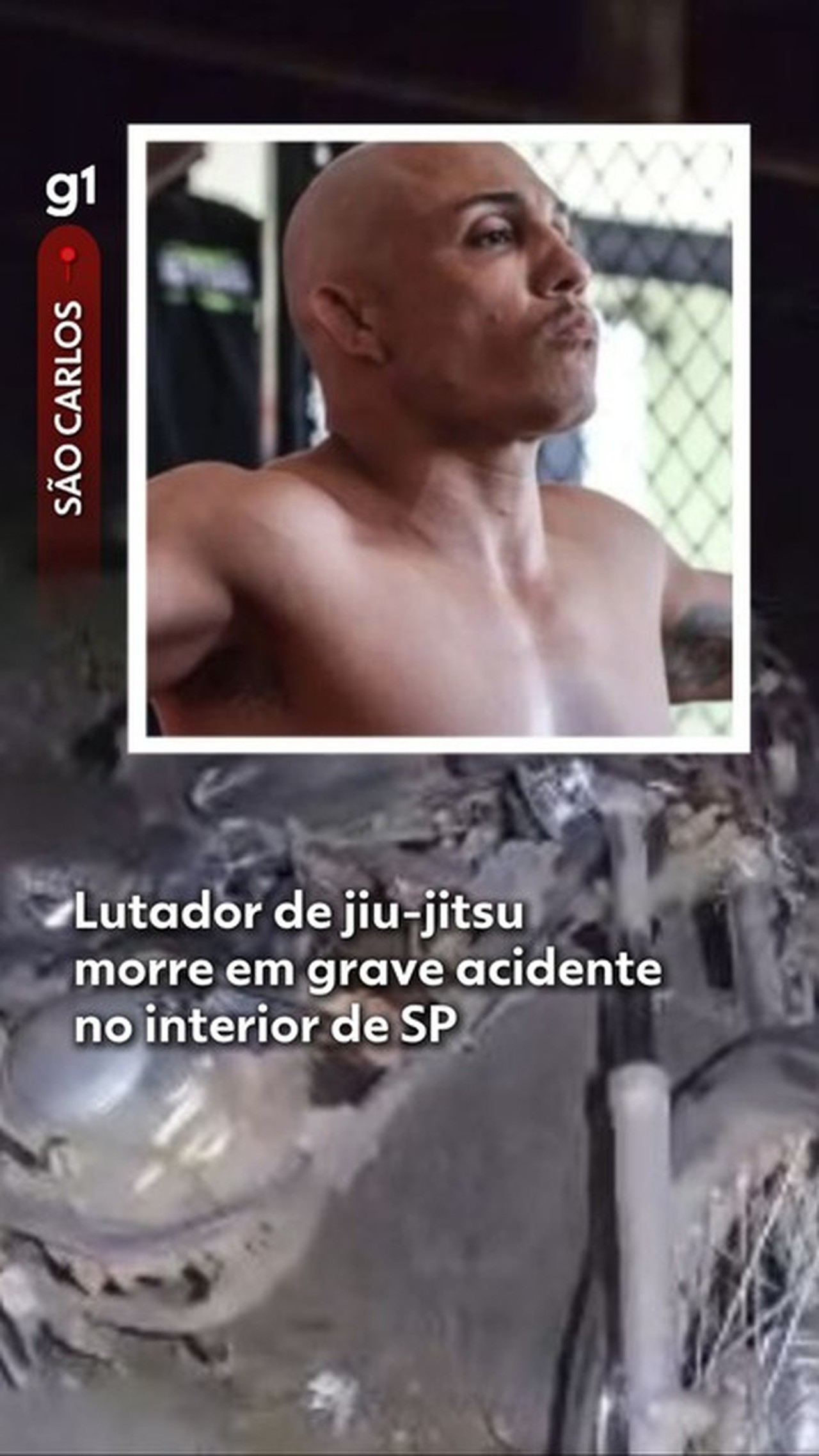 Brasileiro tetracampeão mundial de jiu-jitsu morre em grave acidente no interior de São Paulo