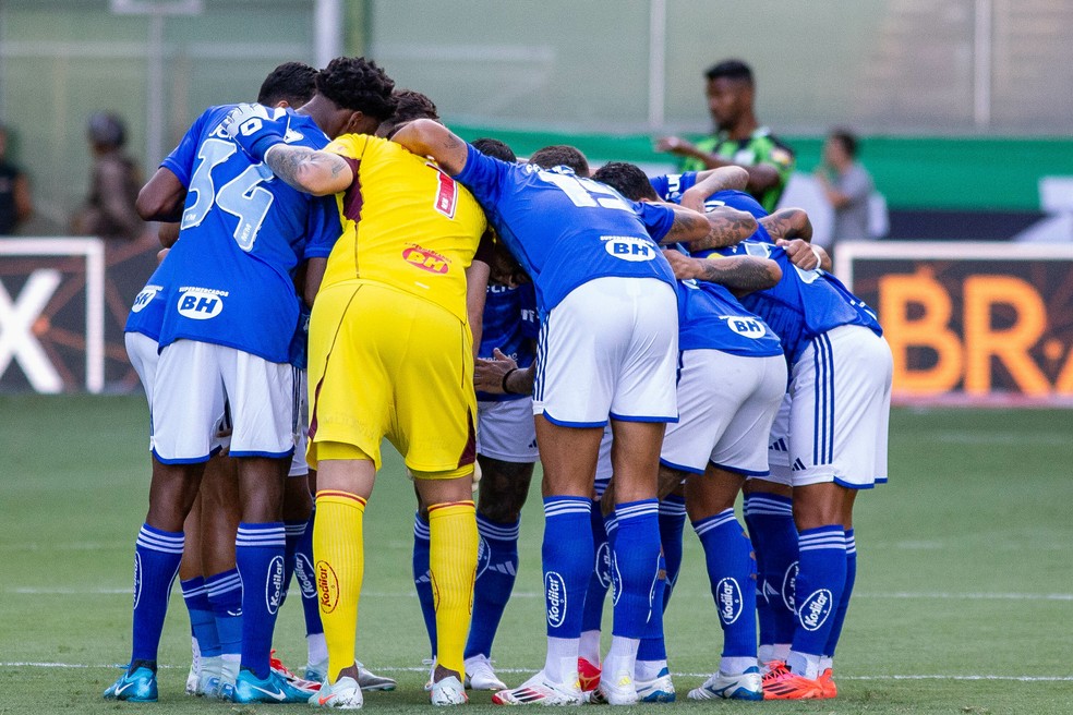 Time do Cruzeiro — Foto: Fernando Moreno/AGIF
