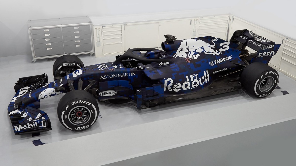 RBR apresenta carro de 2018 com pintura especial. Cores definitivas só ...