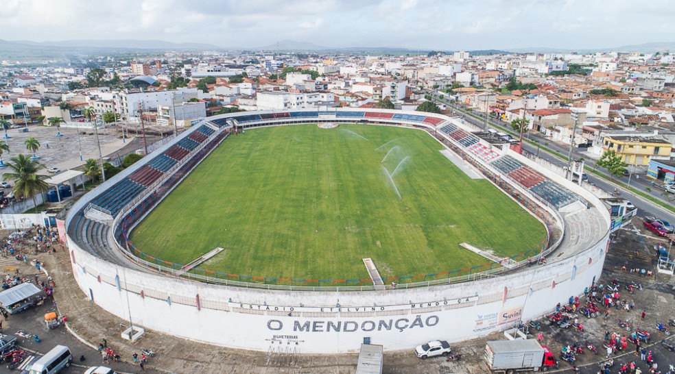 Estádio Mendonção — Foto: Marcos Rodrigues/Governo de Sergipe