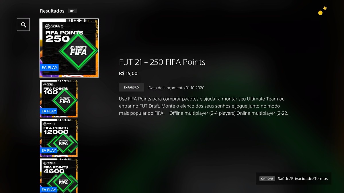 FUT 22 – FIFA Points 12000