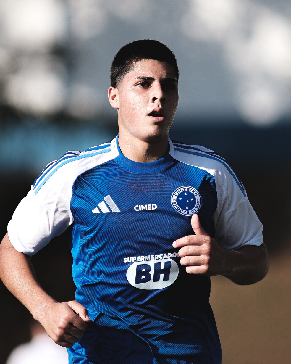 Cauan Baptistella pelo Cruzeiro — Foto: Gustavo Martins/ Cruzeiro
