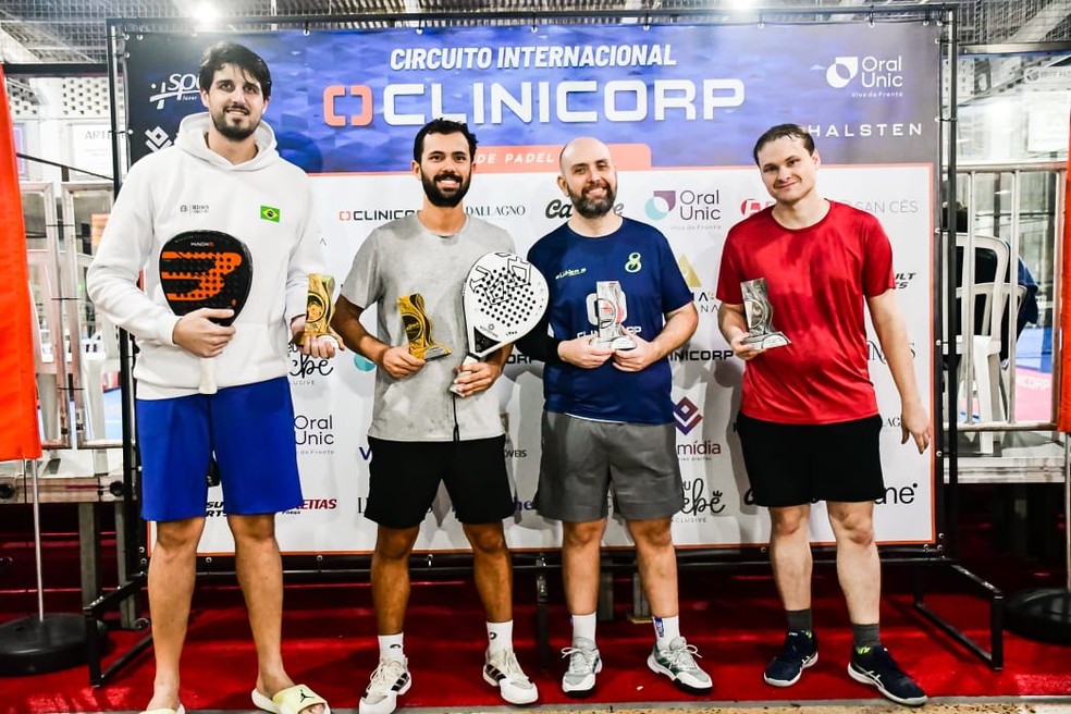 Participantes do Circuito Internacional de Padel em Joinville