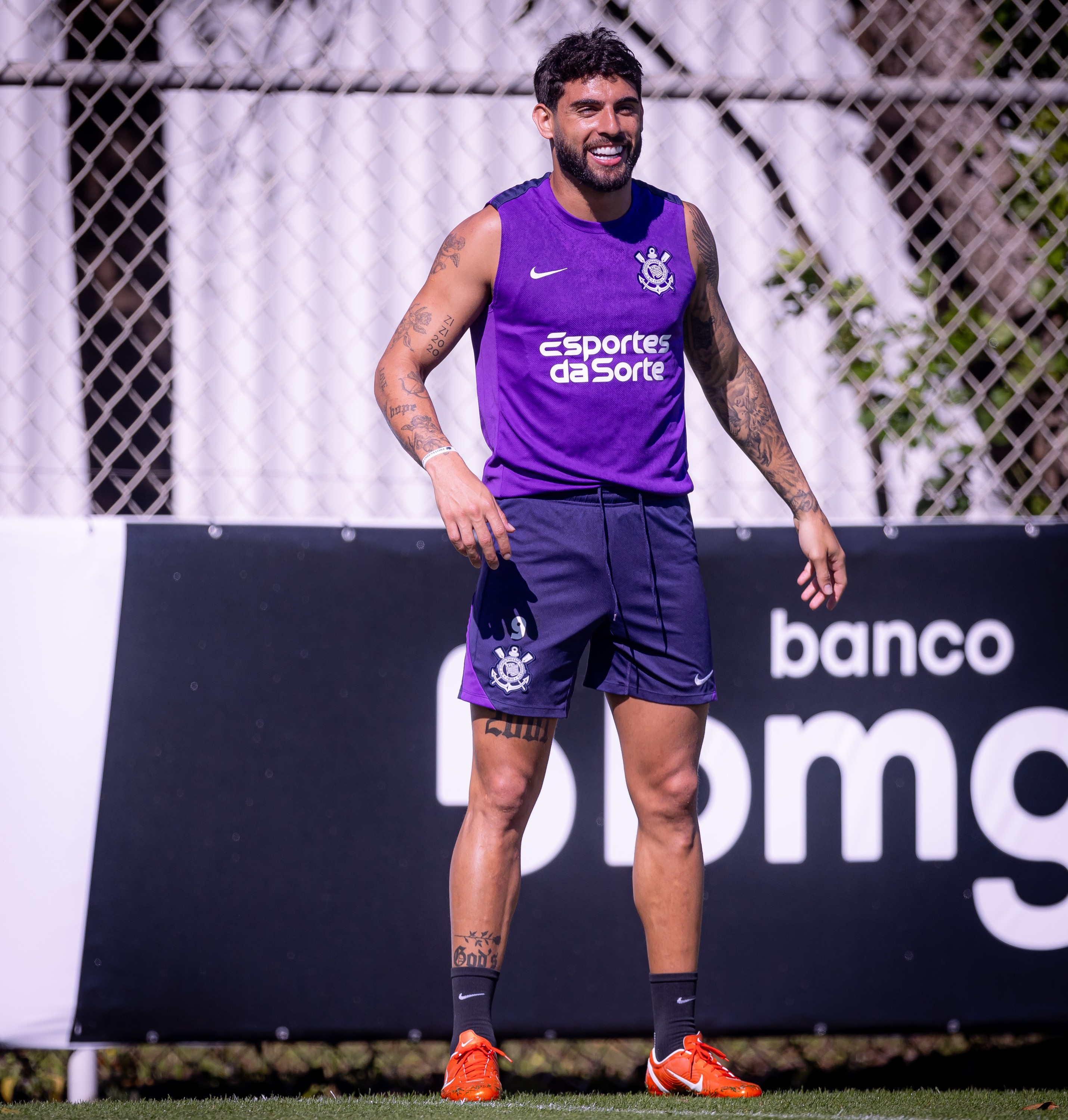 Treino do Corinthians: Yuri Alberto inicia transição com os preparadores físicos 