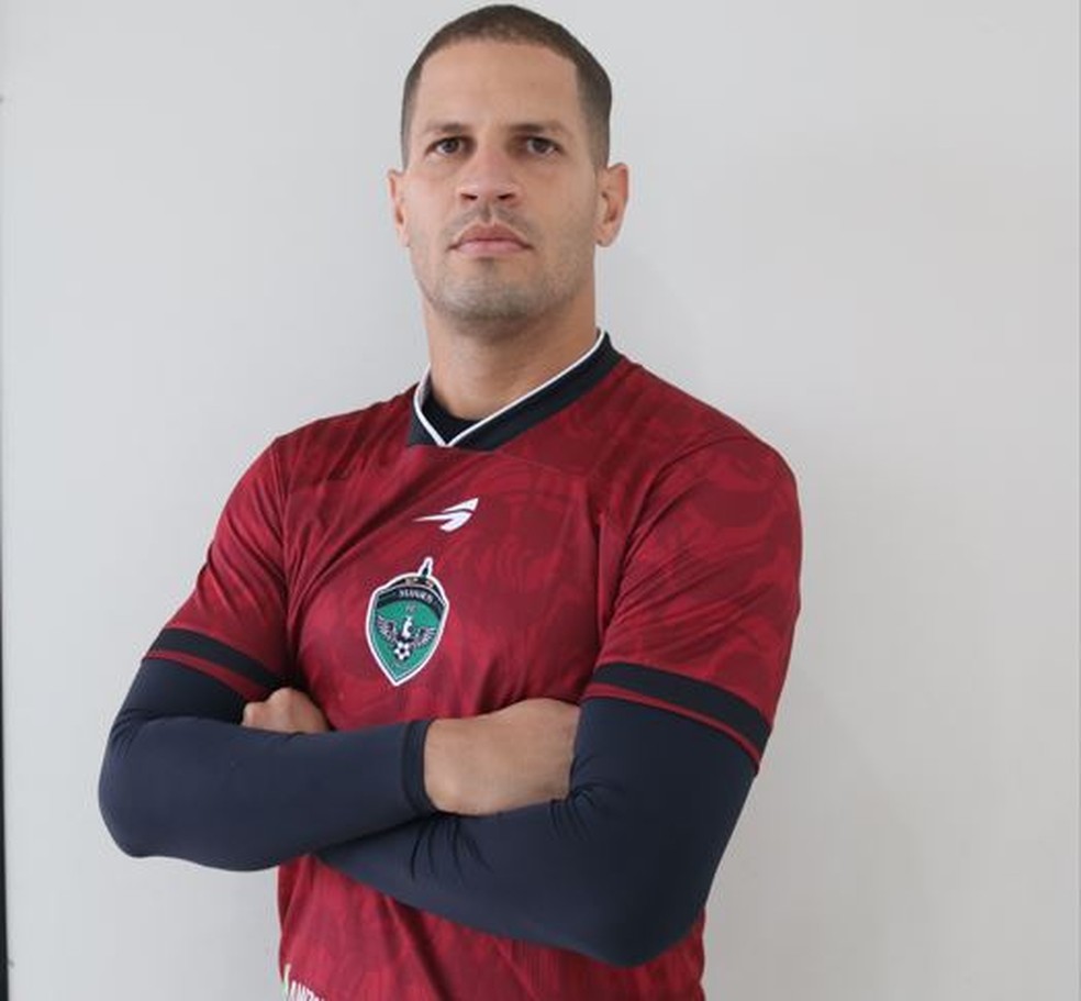 Goleiro Samuel Pires Manaus &mdash; Foto: Lucas Ara&uacute;jo/Manaus FC