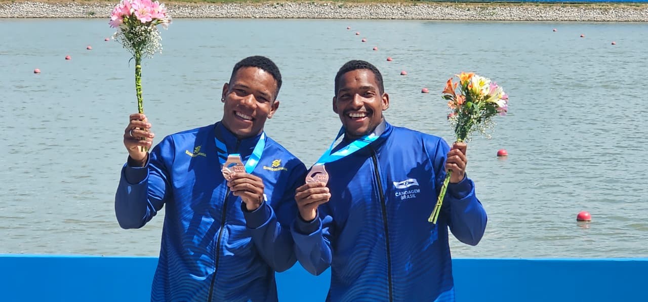 Dupla brasileira conquista bronze em etapa da Copa do Mundo de canoagem 