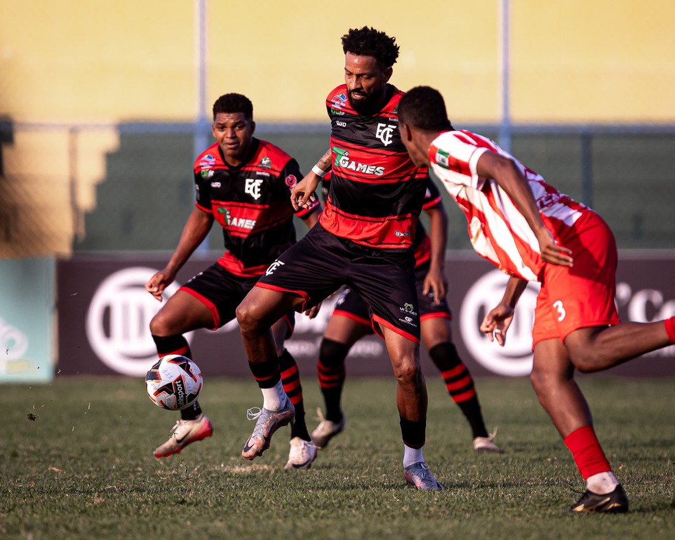 Flamengo-PI x Caiçara, Campeonato Piauiense Série B 2026 — Foto: Samuel Pereira
