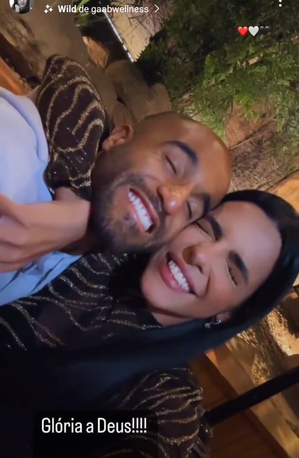 Esposa de Lucas Moura comemora acerto com o São Paulo — Foto: Reprodução