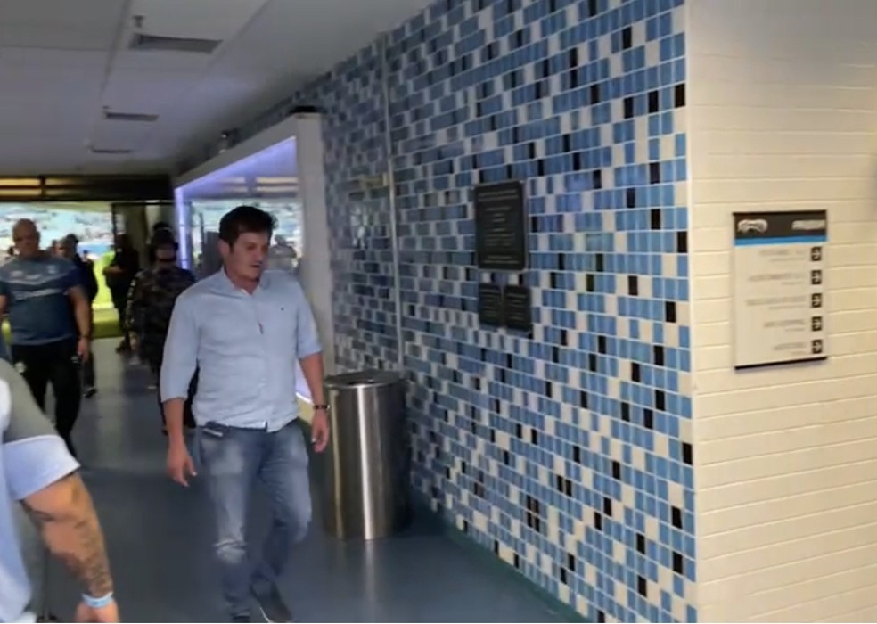 Vice de futebol do Grêmio Antônio Brum — Foto: João Victor Teixeira