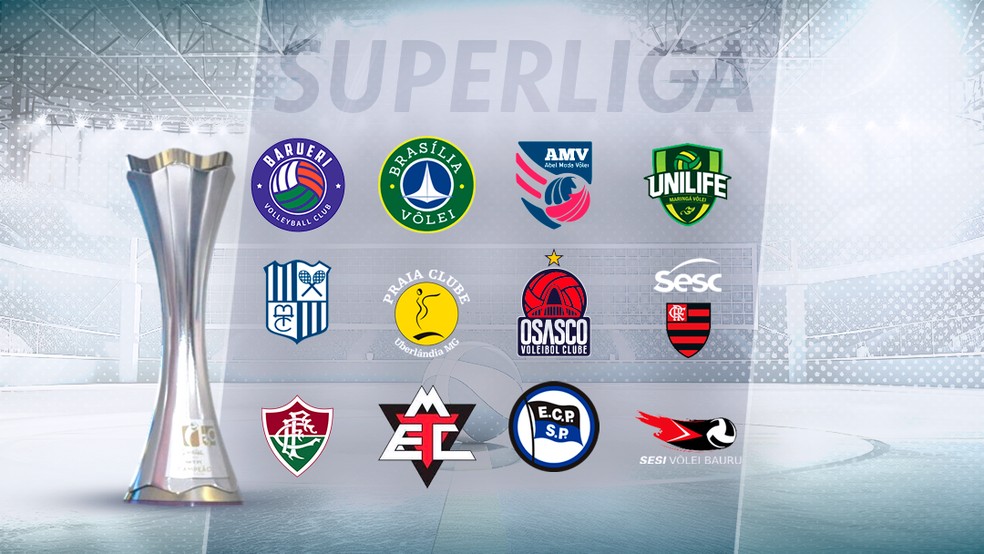A Superliga feminina começa nesta quarta-feira (16) — Foto: Arte Globo