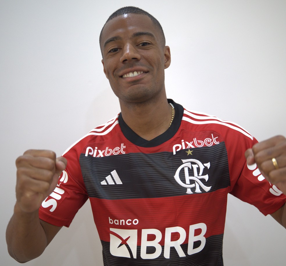 De La Cruz é o único reforço contratado pelo Flamengo até aqui — Foto: Divulgação/Flamengo