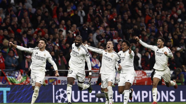 Real Madrid elimina o Atlético de Madrid e avança às quartas de final da Champions League