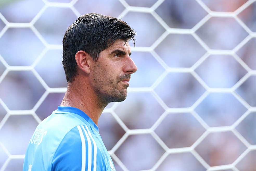 Courtois, goleiro do Real Madrid — Foto: Chris Brunskill/Fantasista/Getty Images