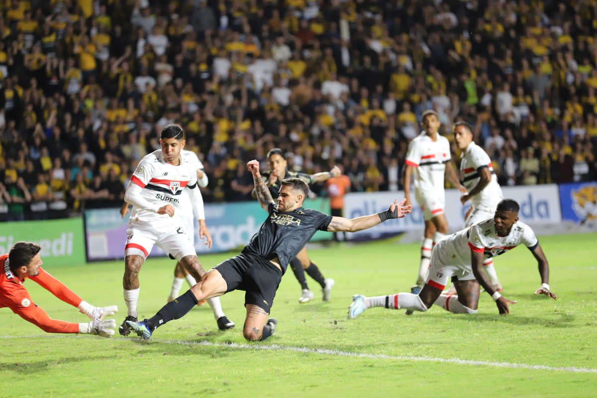 Avaliação das atuações dos jogadores do Criciúma no empate com o São Paulo