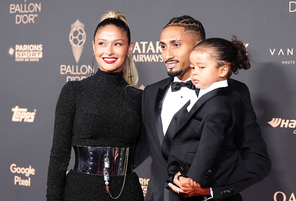 Raphinha na Bola de Ouro 2025 — Foto: Adam Davy/PA Images via Getty Images