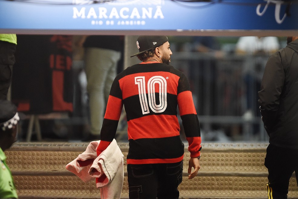 Gabigol em Flamengo x Atlético-MG — Foto: Alexandre Durão