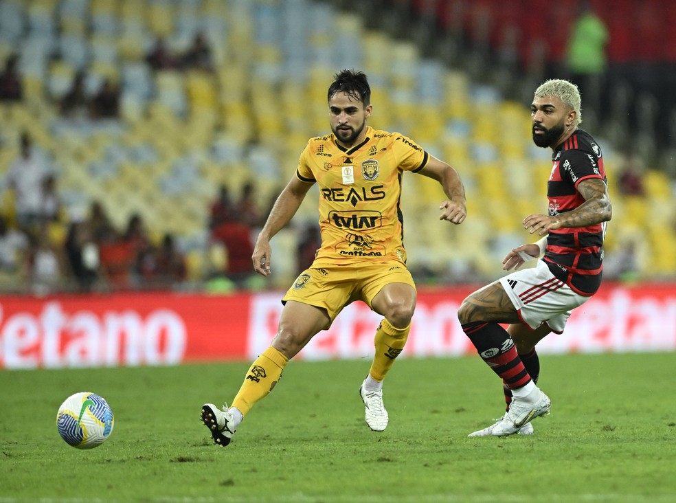 Gabigol Flamengo x Amazonas — Foto: André Durão