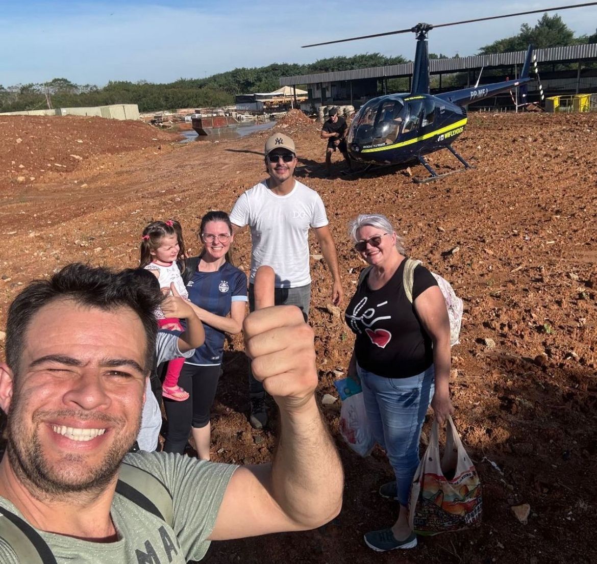 Ex-Grêmio e Cruzeiro, Marcelo Moreno movimenta R$ 5 milhões e 11 helicópteros em ajuda no RS