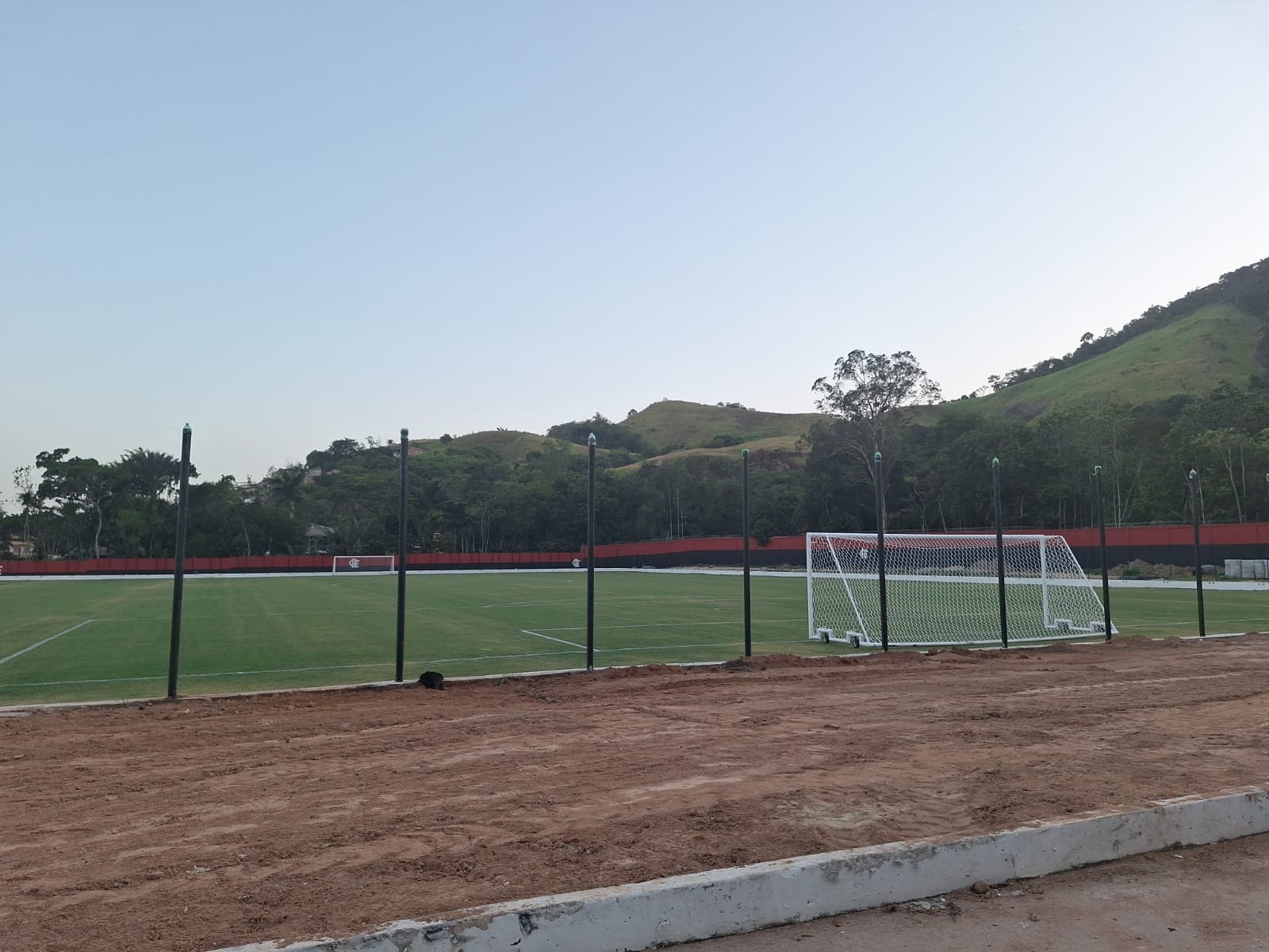 Conclusão do Campo no Ninho do Urubu para Base do Flamengo