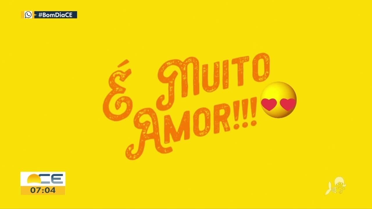 É muito amor! Caio Ricard mostra o 'amor' das torcidas no Bom Dia Ceará