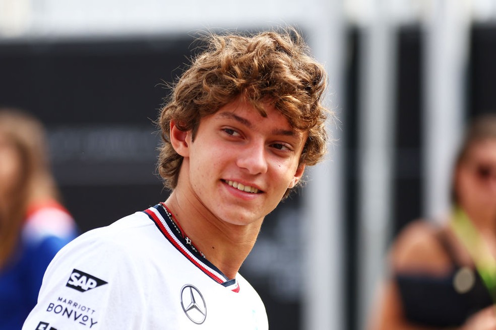 Andrea Kimi Antonelli no GP da Itália de F1 em 2024 — Foto: Bryn Lennon - Formula 1/Formula 1 via Getty Images