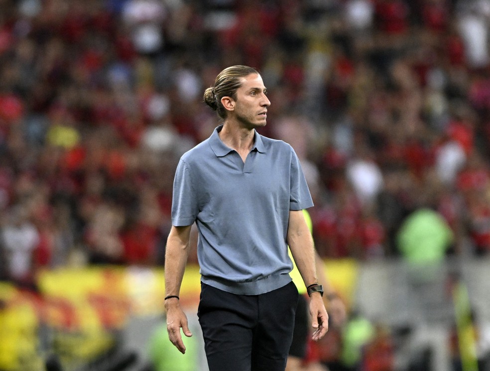 Flamengo x Fluminense - Filipe Luís — Foto: André Durão